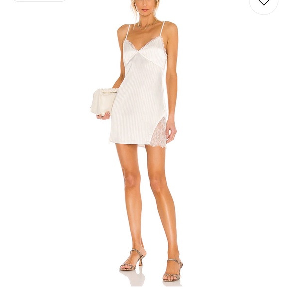 House of Harlow x sofia richie raphia white mini dress